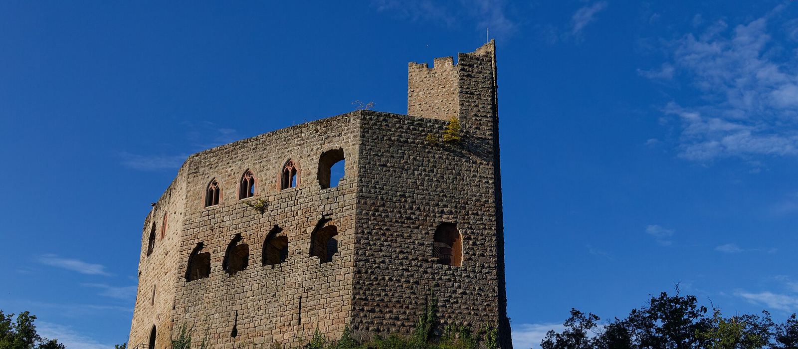 El castillo de Spesbourg, en las alturas de Andlau